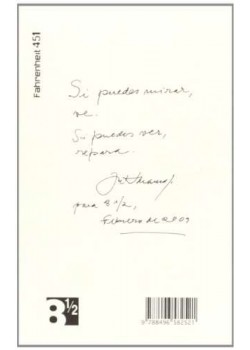 Diario De Rodaje De A Ciegas (Fahrenheit 451)