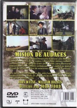 Misión de Audaces DVD 1959 The Horse Soldiers