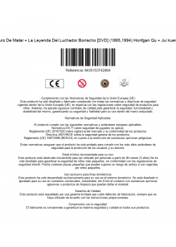 Duro De Matar + La Leyenda Del Luchador Borracho [DVD] (1995,1994) Honfgan Qu + Jui kuen II