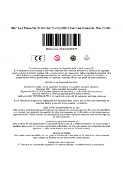 Stan Lee Presenta: El Cóndor [DVD] (2007) Stan Lee Presents: The Condor