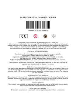 LA PERDIDA DE UN DIAMANTE LAGRIMA
