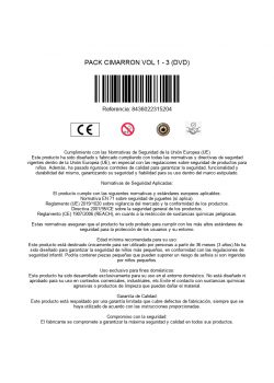 PACK CIMARRON VOL 1 - 3 (DVD)