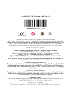 LA VIRGEN DE GUADALUPE (DVD)