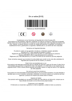 Sin un adios [DVD]