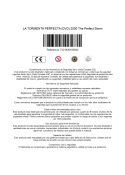 LA TORMENTA PERFECTA (DVD) 2000 The Perfect Storm