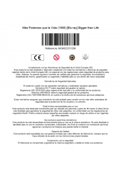 Más Poderoso que la Vida (1956) [Blu-ray] Bigger than Life