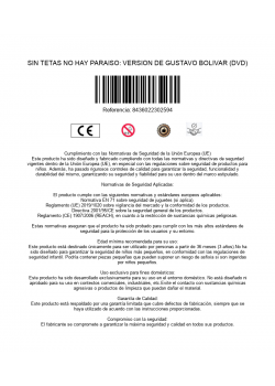 SIN TETAS NO HAY PARAISO: VERSION DE GUSTAVO BOLIVAR (DVD)