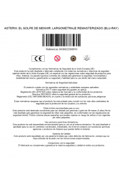 ASTERIX: EL GOLPE DE MENHIR: LARGOMETRAJE REMASTERIZADO (BLU-RAY)