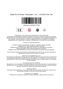 Misión En El Tiempo: Temporada 1, Vol. 1  (3 DVDs) Time Trax