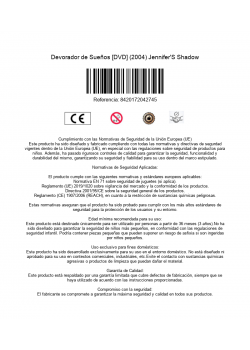 Devorador de Sueños [DVD] (2004) Jennifer'S Shadow