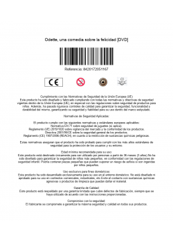 Odette, una comedia sobre la felicidad [DVD]