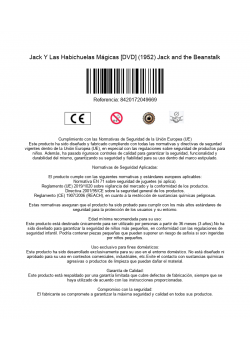 Jack Y Las Habichuelas Mágicas [DVD] (1952) Jack and the Beanstalk