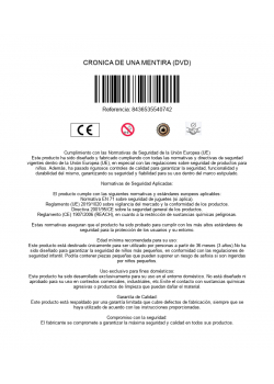 CRONICA DE UNA MENTIRA (DVD)