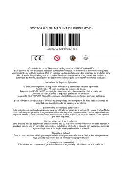 DOCTOR G Y SU MAQUINA DE BIKINIS (DVD)