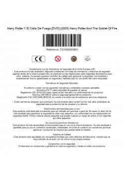 Harry Potter Y El Cáliz De Fuego [DVD] (2005) Harry Potter And The Goblet Of Fire