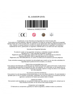 EL JUGADOR (DVD)
