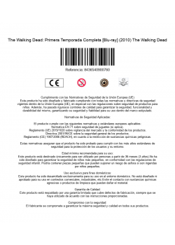 The Walking Dead: Primera Temporada Completa [Blu-ray] (2010) The Walking Dead