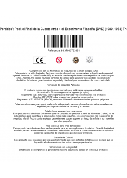Pack Generación "Perdidos": Pack el Final de la Cuenta Atrás + el Experimento Filadelfia [DVD] (1980, 1984) The Final Countdown 