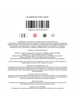 EL AMOR DE TONY (DVD)
