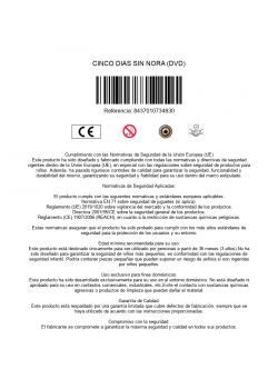 CINCO DIAS SIN NORA (DVD)