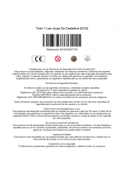 Tintin Y Las Joyas De Castafiore [DVD]