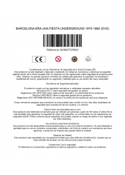BARCELONA ERA UNA FIESTA UNDERGROUND 1970-1980 (DVD)