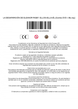 LA DESAPARICIÓN DE ELEANOR RIGBY: ELLOS+ELLA+ÉL [Combo DVD + Blu-ray]