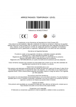 ARROZ PASADO: TEMPORADA 1 (DVD)