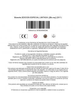 Morente (EDICION ESPECIAL LIMITADA ) [Blu-ray] (2011)