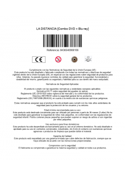 La Distancia [BLU_RAY]