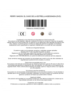 PERRY MASON: EL CASO DE LA ESTRELLA ASESINADA (DVD)