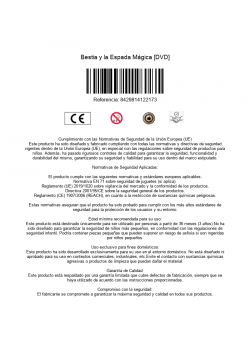 Bestia y la Espada Mágica [DVD]