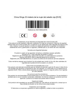China Wings: El misterio de la mujer del cabello rojo [DVD]