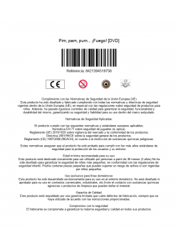 Pim, pam, pum... ¡Fuego! [DVD]