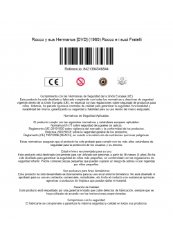 Rocco y sus Hermanos [DVD] (1960) Rocco e i suoi Fratelli