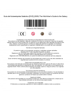 Guía del Autoestopista Galáctico [DVD] (2005) The Hitchhiker's Guide to the Galaxy