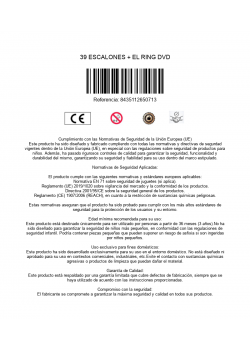 39 ESCALONES + EL RING DVD