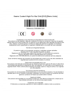 Keane: Curate A Night For War Child [DVD] [Reino Unido]