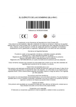 EL EJÉRCITO DE LAS SOMBRAS (BLU-RAY)