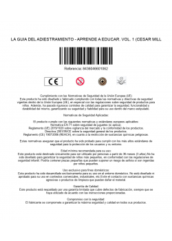La Guia Del Adiestramiento - Aprende A Educar. [DVD]