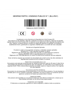 MESRINE PARTE 2. ENEMIGO PUBLICO Nº 1 (BLU-RAY)