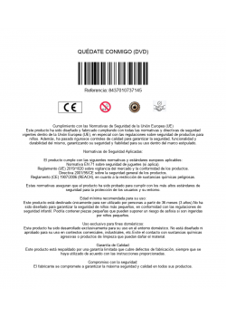 QUÉDATE CONMIGO (DVD)