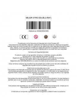 MEJOR OTRO DÍA (BLU-RAY)