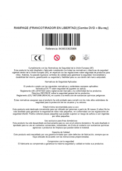 RAMPAGE (FRANCOTIRADOR EN LIBERTAD) [Combo DVD + Blu-ray]