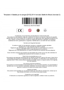 Templario II: Batalla por la sangre [DVD] 2014 Ironclad: Battle for Blood (Ironclad 2)