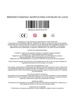 Bernardo Stamateas. Secretos Para Vivir Mejor Vol.2 [DVD]