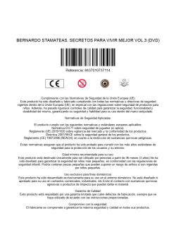 Bernardo Stamateas. Secretos Para Vivir Mejor Vol.3 [DVD]