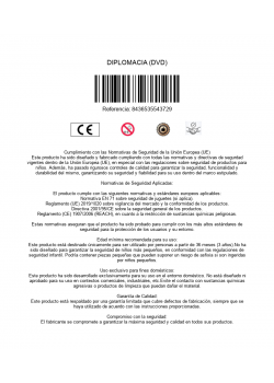 DIPLOMACIA (DVD)