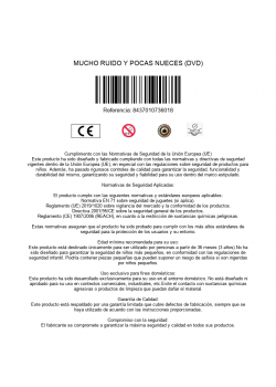 MUCHO RUIDO Y POCAS NUECES (DVD)