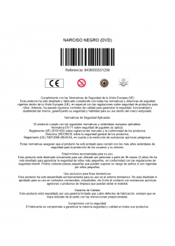 NARCISO NEGRO (DVD)